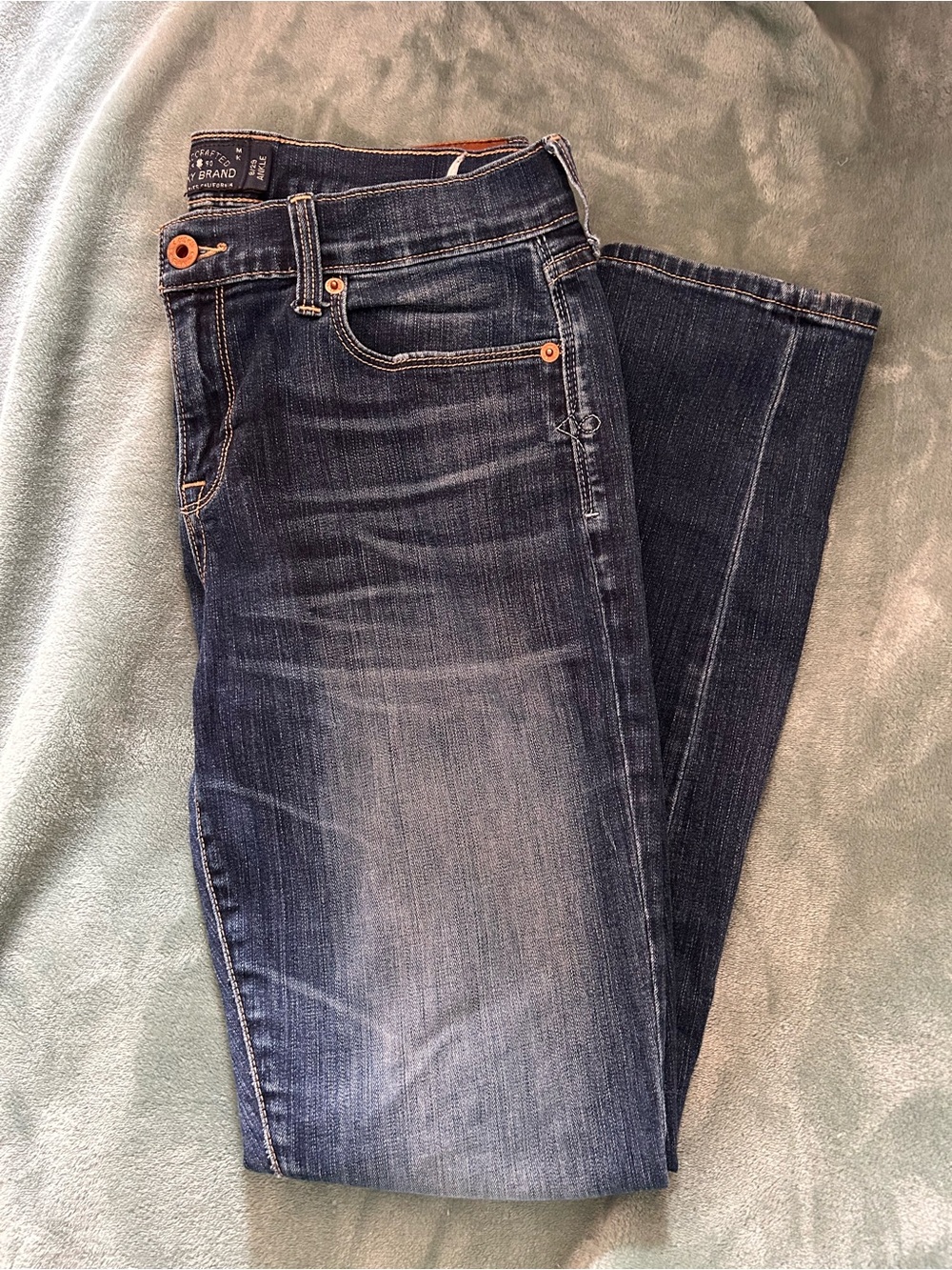 Lucky Brand Sofia Skinny Jeans Womens 6/28 Dark Wash Ankle Denim